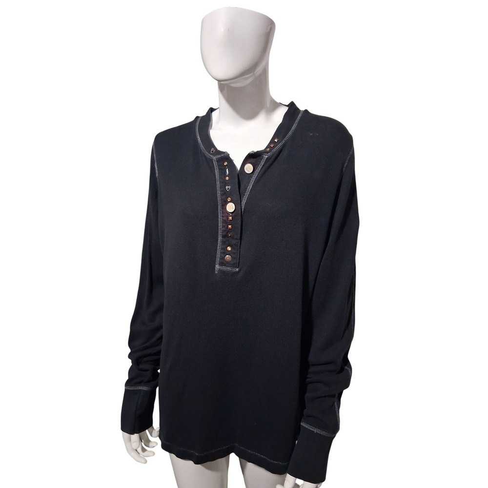 Cruel Girl Vintage Y2k Womens size XXL Studded Western Cowgirl Henley
Grunge Top